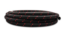 Load image into Gallery viewer, Vibrant -10 AN Two-Tone Black/Red Nylon Braided Flex Hose (10 foot roll)