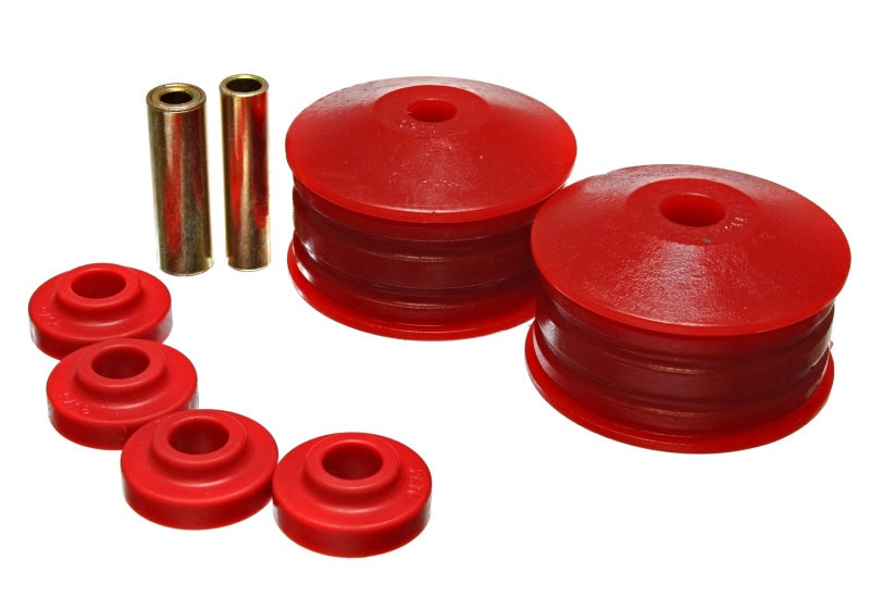 Energy Suspension 00-04 Mitsubishi Eclipse FWD (V6 engine only) Red Motor Mount Inserts (2 Torque Mo