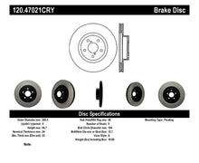 Load image into Gallery viewer, Stoptech 06-08 Subaru Legacy Wagon/Sedan 2.5i Front Cyro Performance Rotor