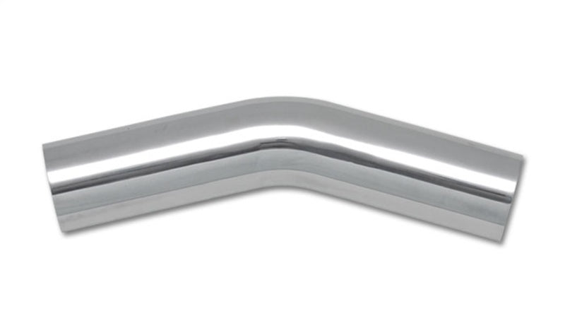 Vibrant 3.5in O.D. Universal Aluminum Tubing (30 degree Bend) - Polished