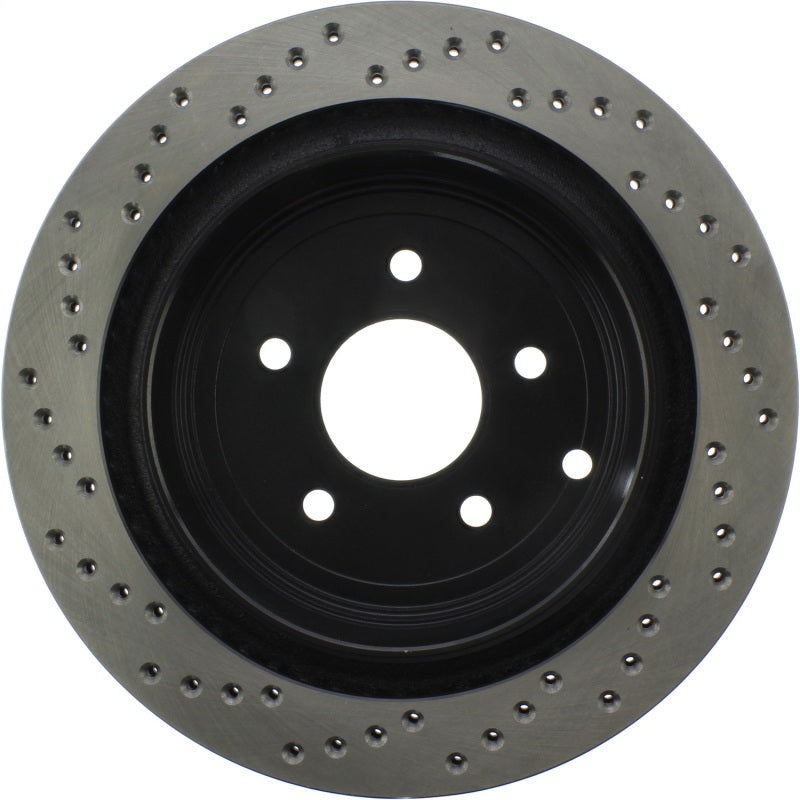 StopTech 03-12 Infiniti FX35 Drilled Sport Left Rear Cryo Rotor