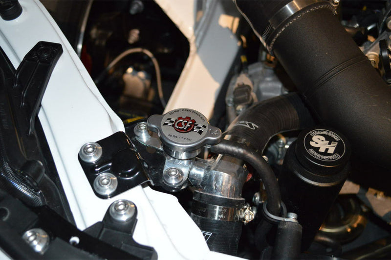 CSF 13+ BRZ / 13-20 Toyota 86 / 22+ GR86 Aluminum Filler Neck w/ High Pressure Radiator Cap