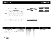 Load image into Gallery viewer, StopTech Performance 89-95 Mazda RX7 / 03-05 Mazda 6 Rear Brake Pads