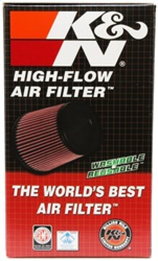 K&N Filter Universal Rubber Filter 2 3/4 inch Flange 6 inch Base 5 inch Top 6 1/2 inch Height