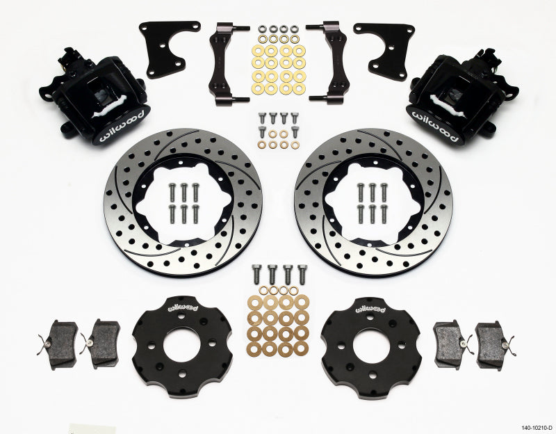 Wilwood Combination Parking Brake Rear Kit 11.00in Drilled Civic / Integra Drum 2.71 Hub Offset