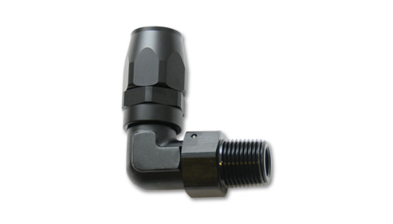 Vibrant Male NPT 90 Degree Hose End Fitting -12AN - 3/4 NPT